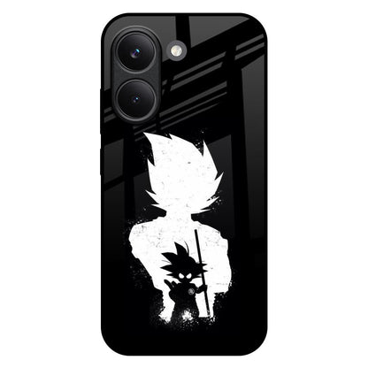 Monochrome Goku Poco X8 Pro 5G Glass Back Cover Online
