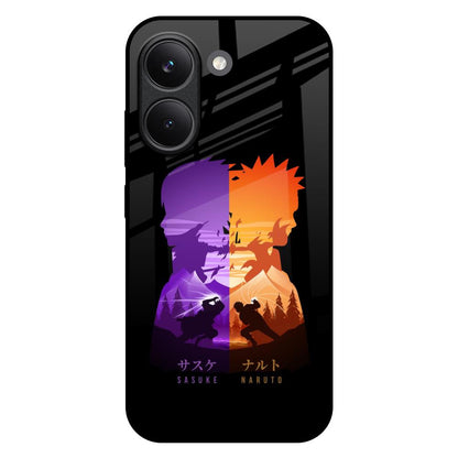 Minimalist Anime Poco X8 Pro 5G Glass Back Cover Online