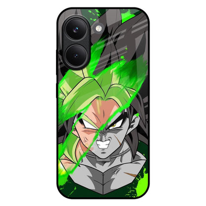 Anime Green Splash Poco X8 Pro 5G Glass Back Cover Online
