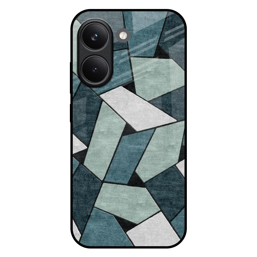 Abstact Tiles Poco X8 Pro 5G Glass Back Cover Online