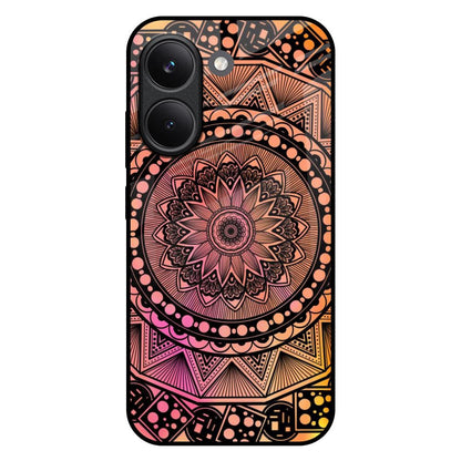 Floral Mandala Poco X8 Pro 5G Glass Back Cover Online