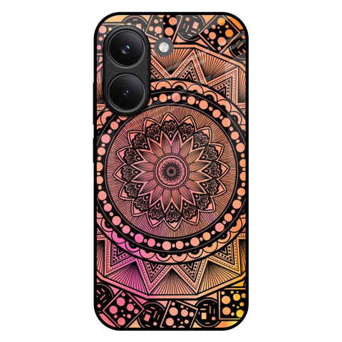 Floral Mandala Poco X8 Pro 5G Glass Back Cover Online