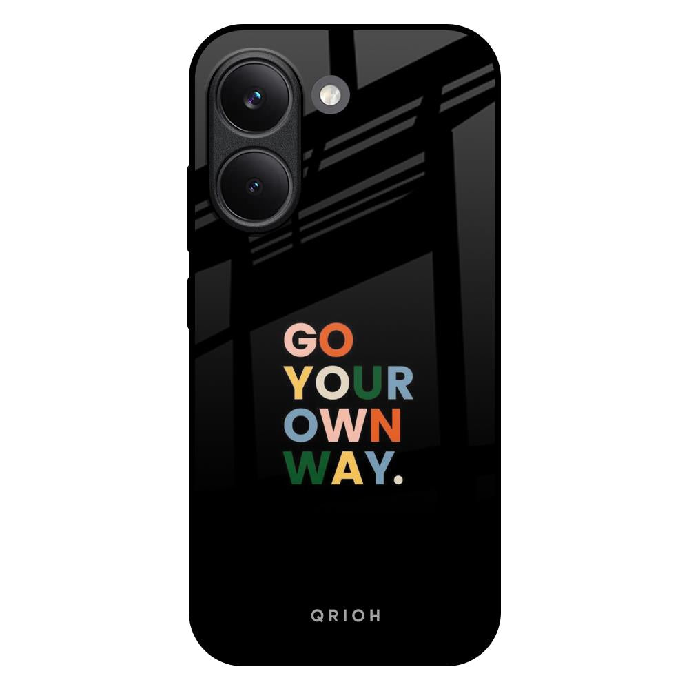 Go Your Own Way Poco X8 Pro 5G Glass Back Cover Online