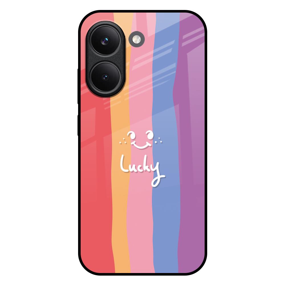 Lucky Abstract Poco X8 Pro 5G Glass Back Cover Online