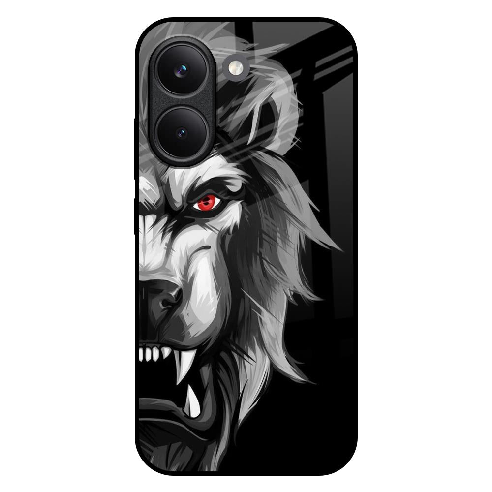 Wild Lion Poco X8 Pro 5G Glass Back Cover Online