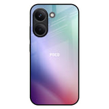 Abstract Holographic Poco X8 Pro 5G Glass Back Cover Online