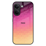 Geometric Pink Diamond Poco X8 Pro 5G Glass Back Cover Online