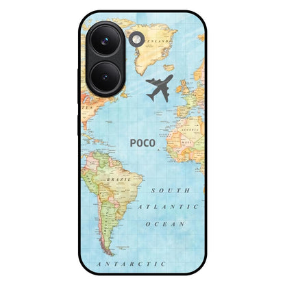 Fly Around The World Poco X8 Pro 5G Glass Back Cover Online