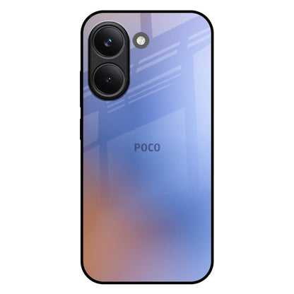 Blue Aura Poco X8 Pro 5G Glass Back Cover Online