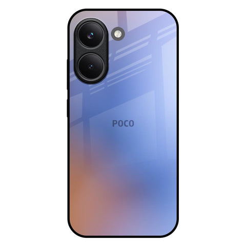 Blue Aura Poco X8 Pro 5G Glass Back Cover Online