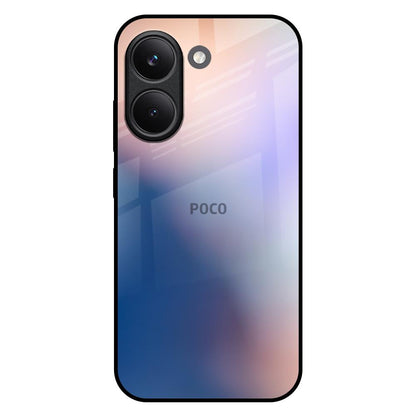 Blue Mauve Gradient Poco X8 Pro 5G Glass Back Cover Online