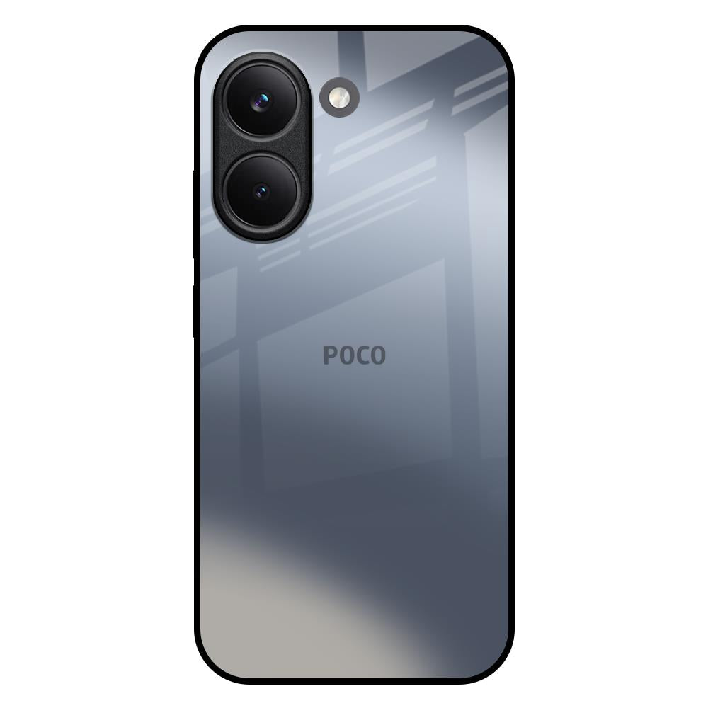 Space Grey Gradient Poco X8 Pro 5G Glass Back Cover Online