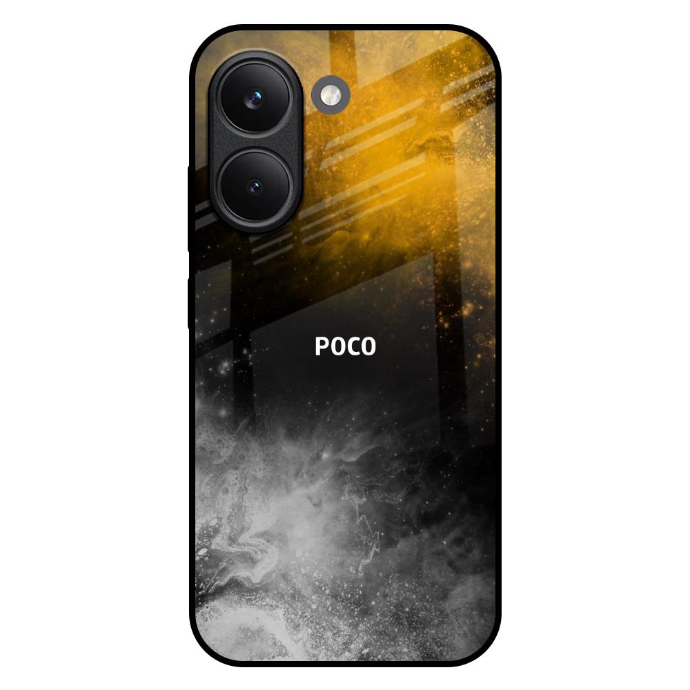 Gold Gradient Poco X8 Pro 5G Glass Back Cover Online