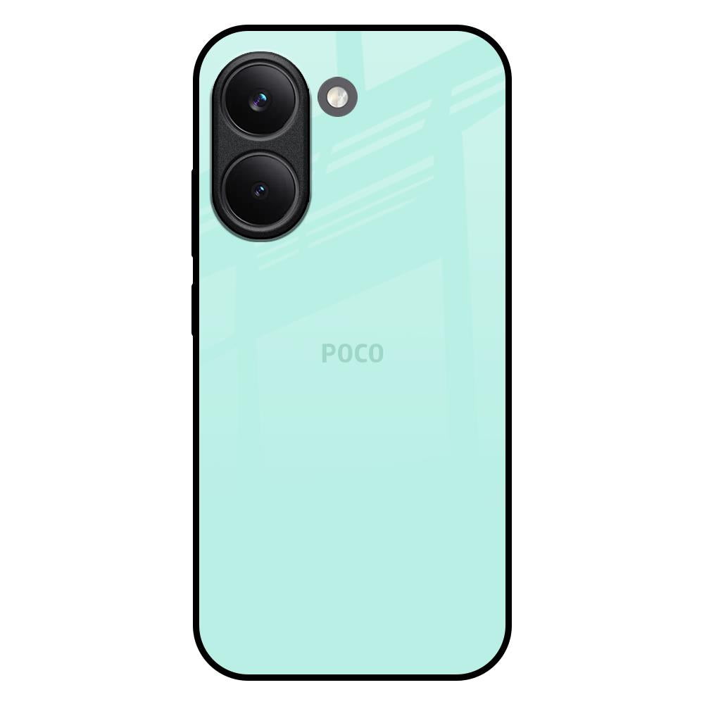 Teal Poco X8 Pro 5G Glass Back Cover Online