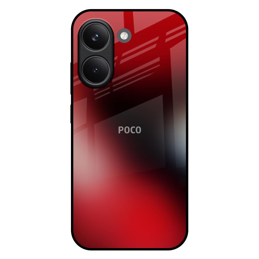 Red Garnet Poco X8 Pro 5G Glass Back Cover Online