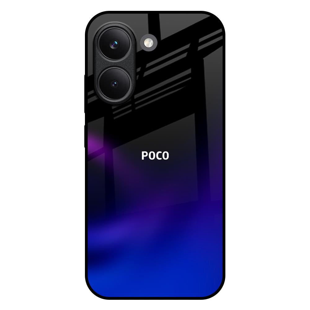 Black Onyx Poco X8 Pro 5G Glass Back Cover Online