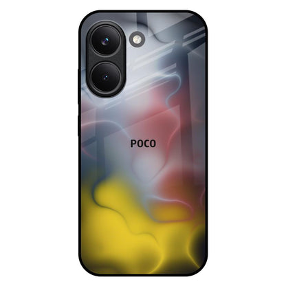 Colorful Smoke Poco X8 Pro 5G Glass Back Cover Online