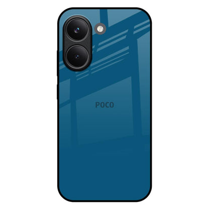 Cobalt Blue Poco X8 Pro 5G Glass Back Cover Online