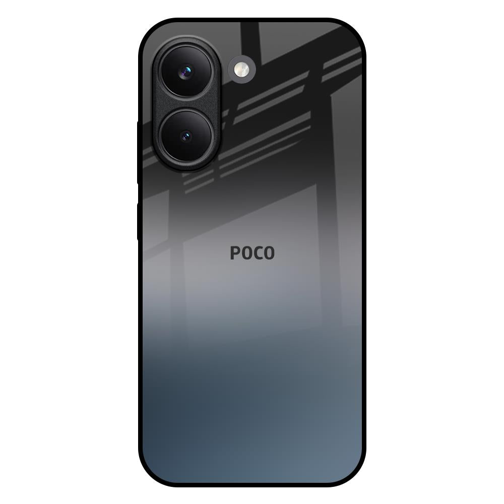 Dramatic Grey Poco X8 Pro 5G Glass Back Cover Online