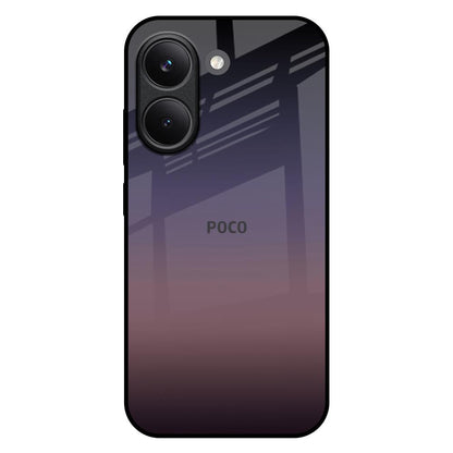 Grey Ombre Poco X8 Pro 5G Glass Back Cover Online