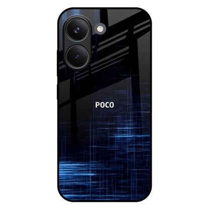 Blue Scratch Poco X8 Pro 5G Glass Back Cover Online