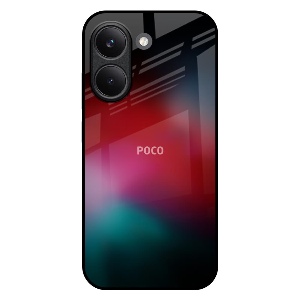 Mystere Red Poco X8 Pro 5G Glass Back Cover Online