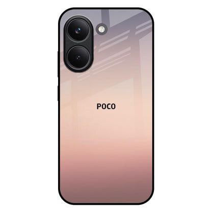 Golden Mauve Poco X8 Pro 5G Glass Back Cover Online