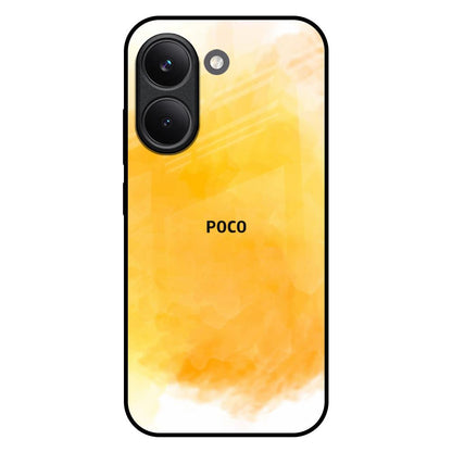 Rustic Orange Poco X8 Pro 5G Glass Back Cover Online