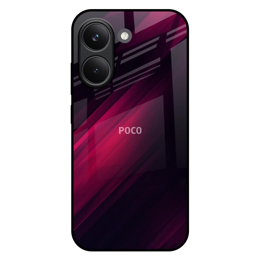 Razor Black Poco X8 Pro 5G Glass Back Cover Online