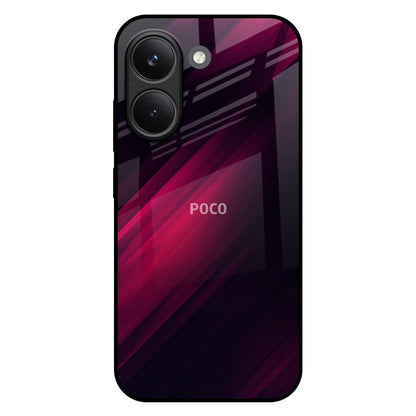 Razor Black Poco X8 Pro 5G Glass Back Cover Online
