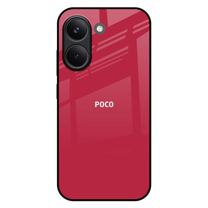 Solo Maroon Poco X8 Pro 5G Glass Back Cover Online