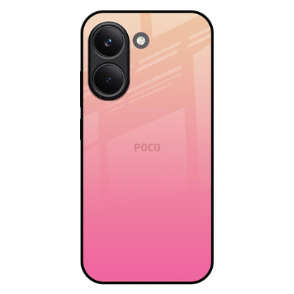 Pastel Pink Gradient Poco X8 Pro 5G Glass Back Cover Online