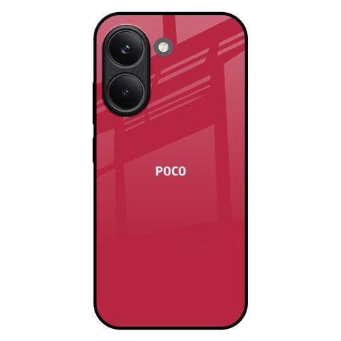 Solo Maroon Poco X8 Pro 5G Glass Back Cover Online