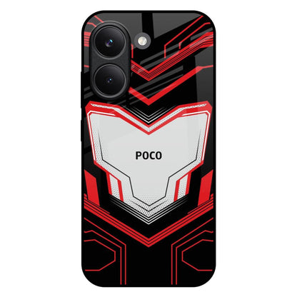 Quantum Suit Poco X8 Pro 5G Glass Back Cover Online