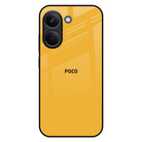 Fluorescent Yellow Poco X8 Pro 5G Glass Back Cover Online