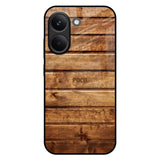 Wooden Planks Poco X8 Pro 5G Glass Back Cover Online