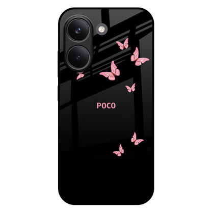 Fly Butterfly Poco X8 Pro 5G Glass Back Cover Online