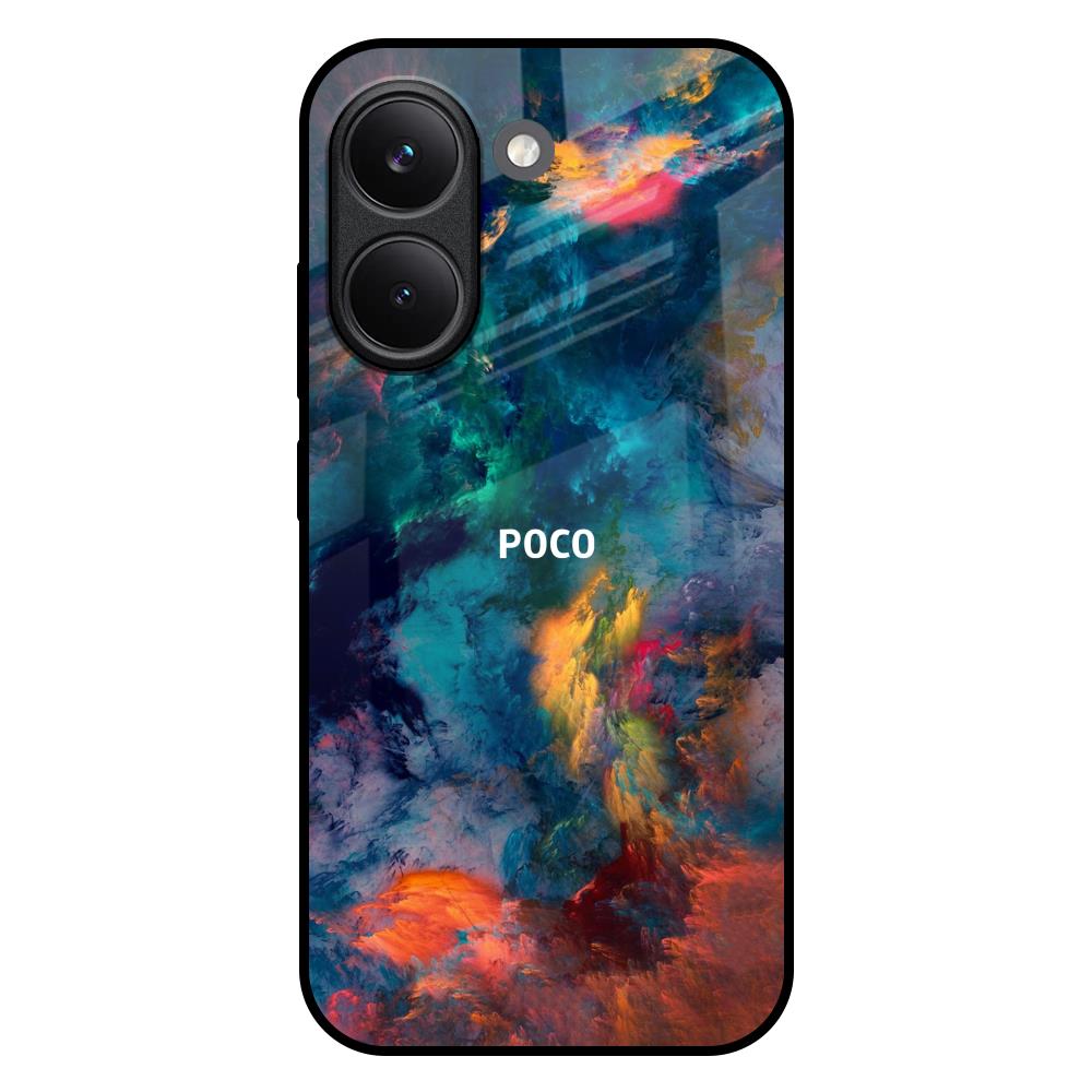 Colored Storm Poco X8 Pro 5G Glass Back Cover Online