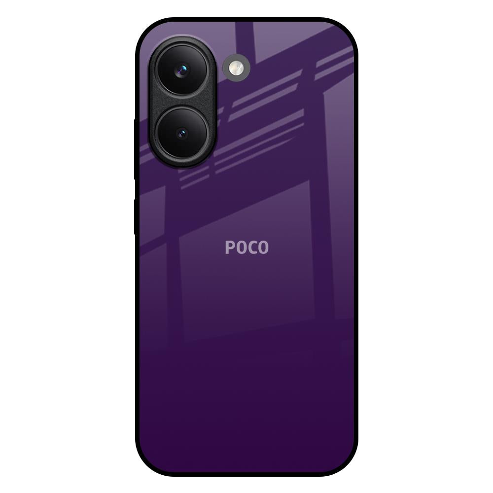 Dark Purple Poco X8 Pro 5G Glass Back Cover Online