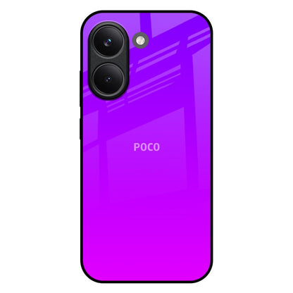 Purple Pink Poco X8 Pro 5G Glass Back Cover Online