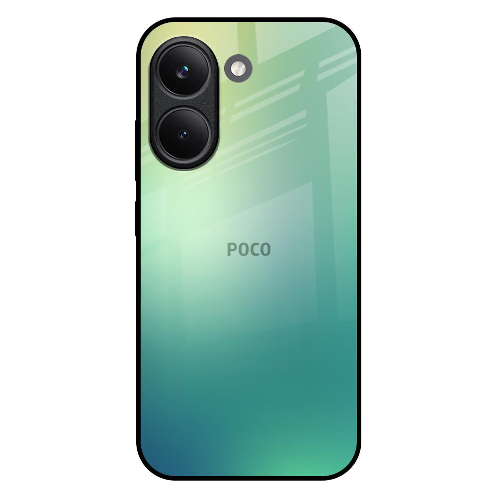 Dusty Green Poco X8 Pro 5G Glass Back Cover Online