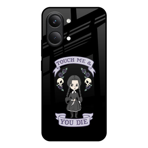 Touch Me & You Die Poco X8 Pro max 5G Glass Back Cover Online