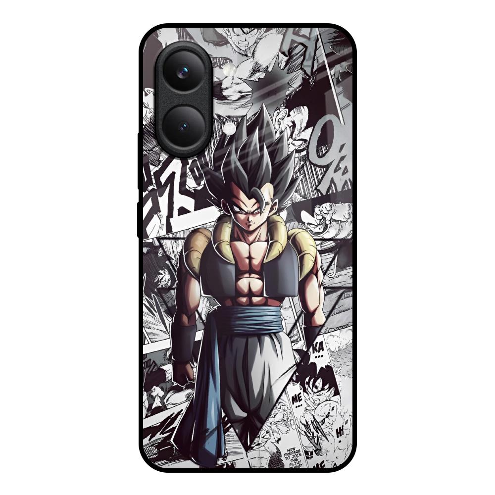 Dragon Anime Art Poco X8 Pro max 5G Glass Back Cover Online
