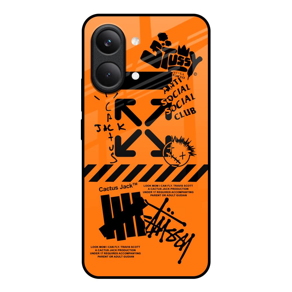 Anti Social Club Poco X8 Pro max 5G Glass Back Cover Online