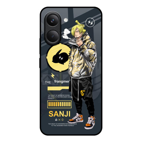 Cool Sanji Poco X8 Pro max 5G Glass Back Cover Online