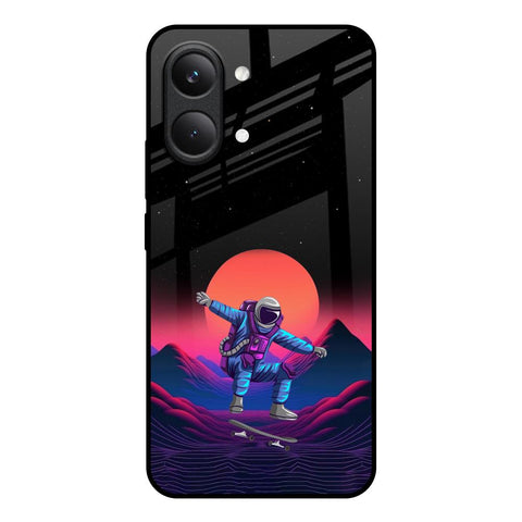 Retro Astronaut Poco X8 Pro max 5G Glass Back Cover Online
