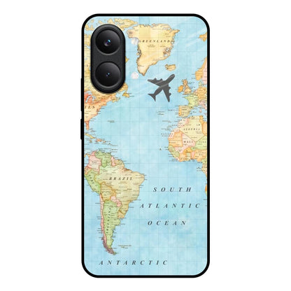 Travel Map Poco X8 Pro max 5G Glass Back Cover Online