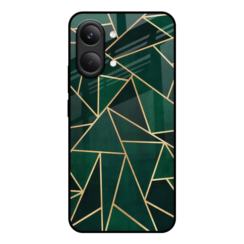 Abstract Green Poco X8 Pro max 5G Glass Back Cover Online