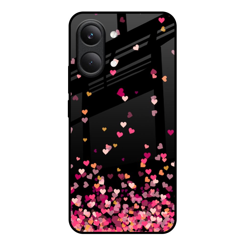 Heart Rain Fall Poco X8 Pro max 5G Glass Back Cover Online