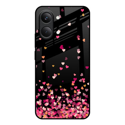 Heart Rain Fall Poco X8 Pro max 5G Glass Back Cover Online